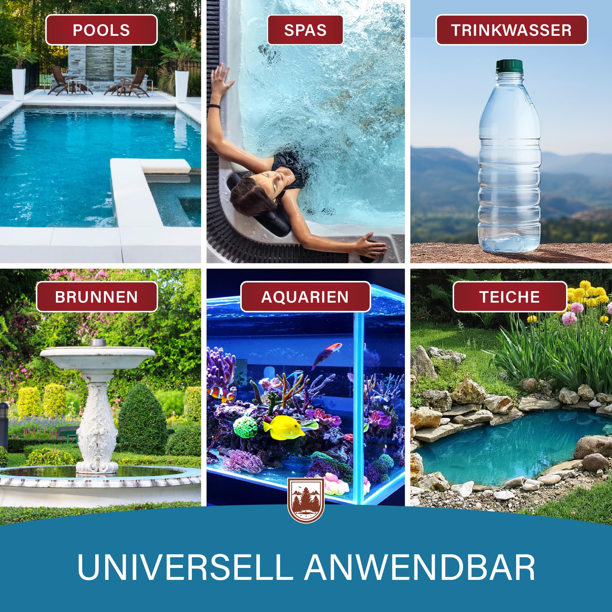 Paski testowe 3 w 1 do basenów Veddelholzer (150 sztuk) – pomiar pH, wolnego chloru i zasadowości – szybka analiza wody w basenach, wannach z hydromasażem i spa