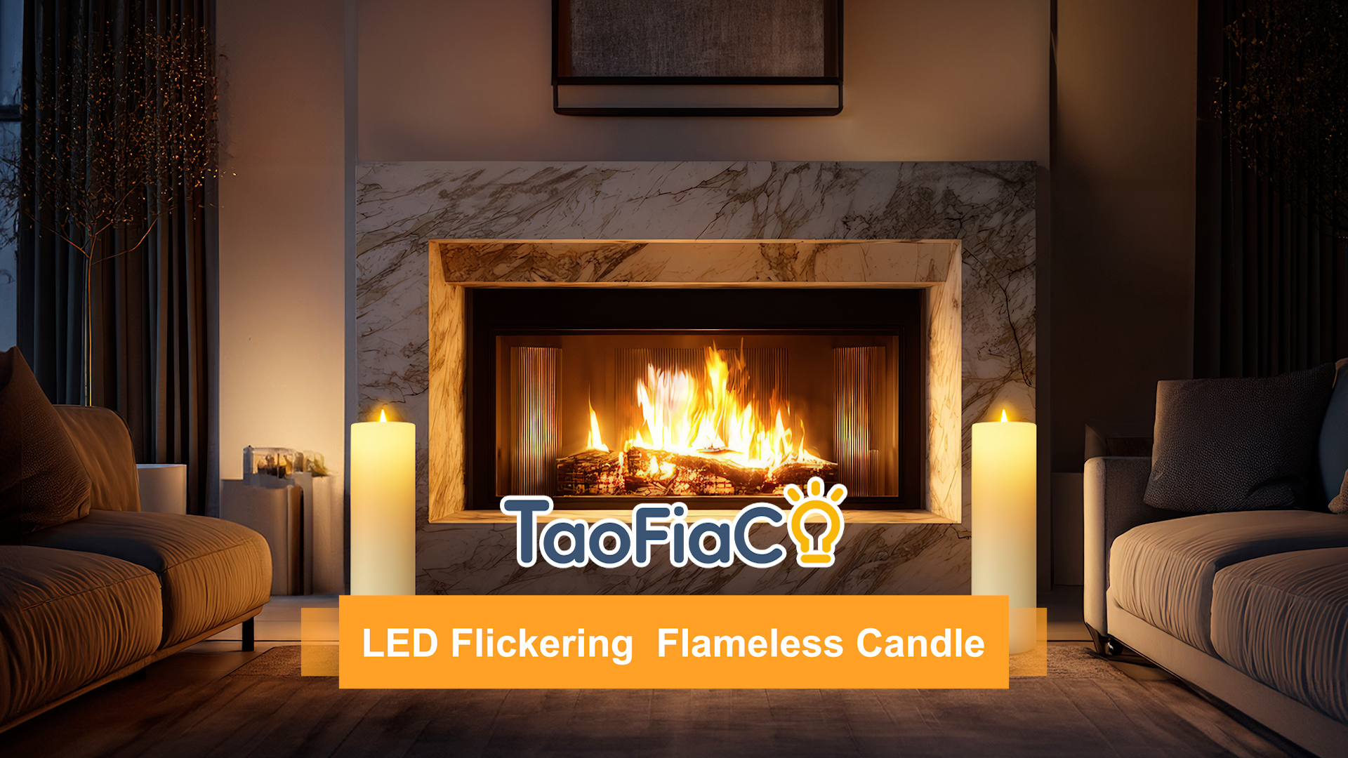 Image of 14 inch x 4 inch Large Outdoor Candles, Waterproof Flickering LED Flameless Candles with Timer, Battery Operated Candles with Remote Control Realistic Fake Pillar for Patio Porch Lanterns, White 2 Pack