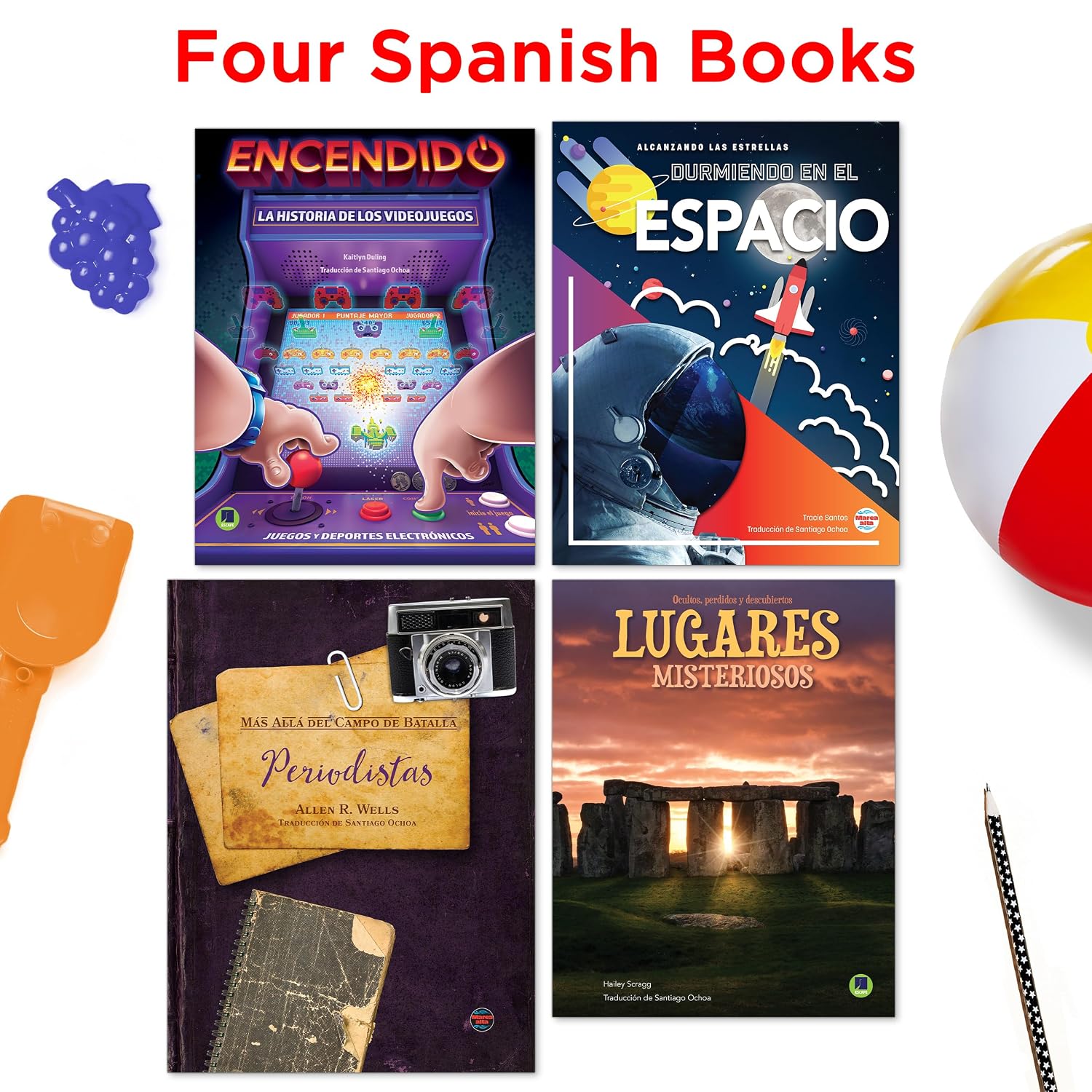 Summer Bridge Activities Grades 6-7 Spanish Summer Learning Backpack, Spanish Language 6th Grade to 7th Grade Workbook All Subjects, Flash Cards, Middle School Nonfiction & Fiction Children's Books