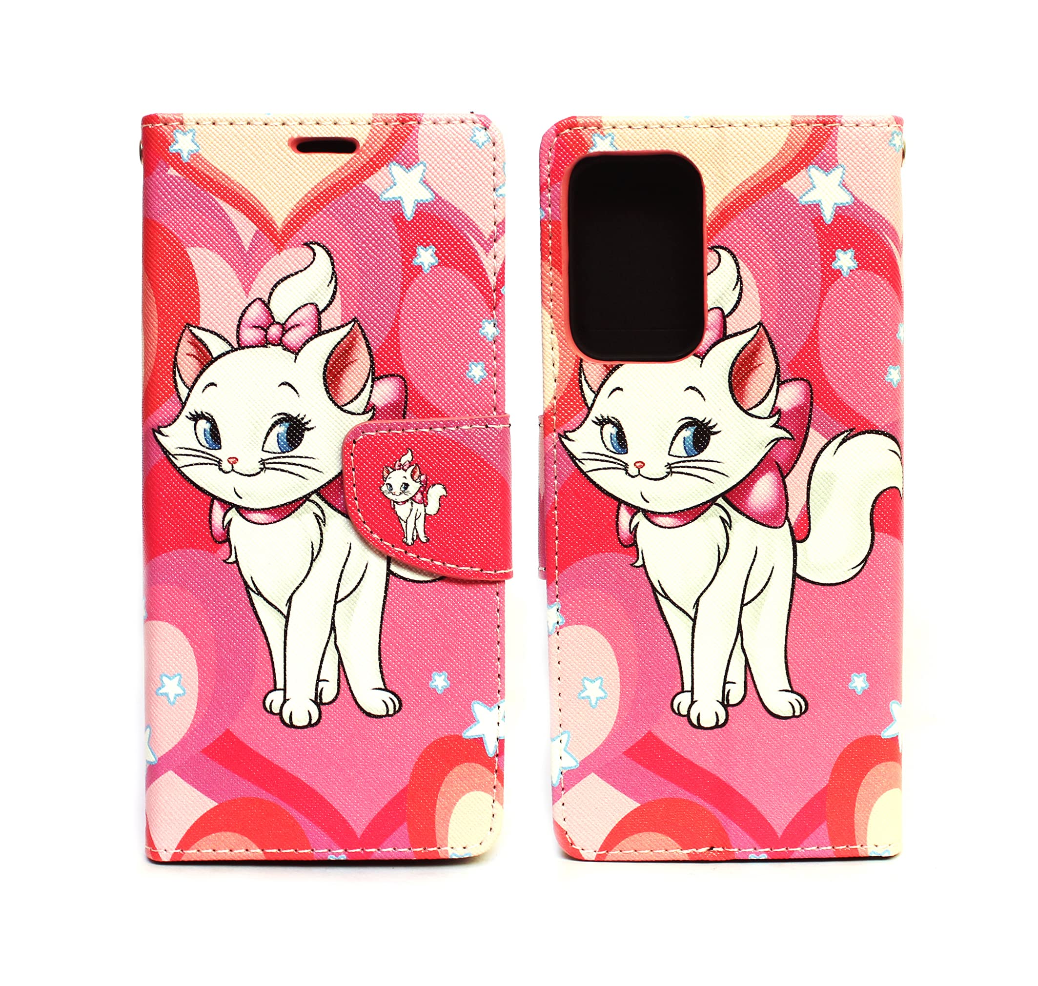 Arbuda Fancy Printed Designer Leather Flip Wallet Back Cover Case for Samsung Galaxy A52 5G - Pink Cat (B09FB17VTJ) Amazon Price History, Amazon Price Tracker