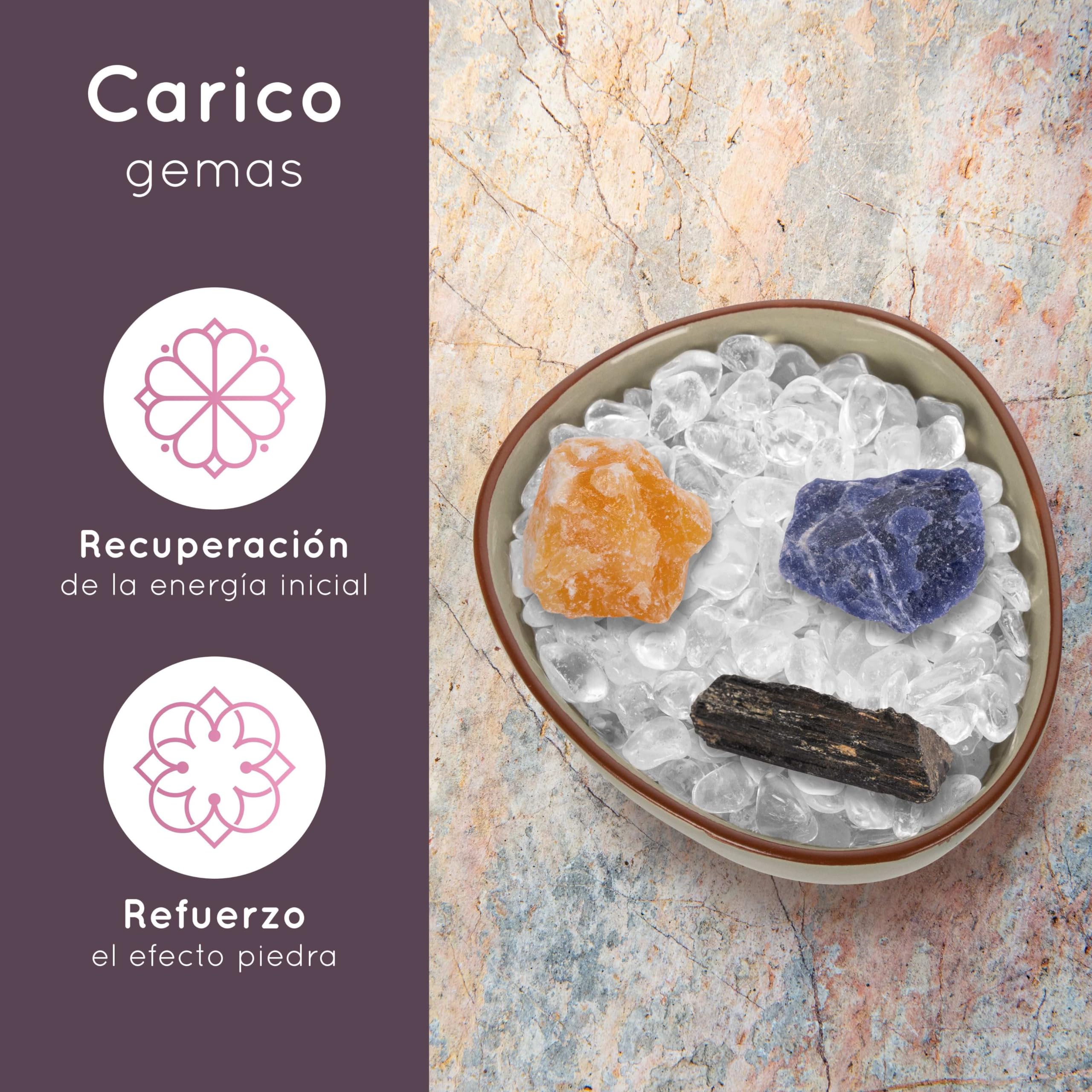 PURAJA Piedras de Carga y Descarga | Premium Hematita y Cuarzo Blanco | 100% Piedras Preciosas Genuinas | Mezcla Seleccionada a Mano | Para Cargar y Descargar Piedras Preciosas, Curativas y Pulidas
