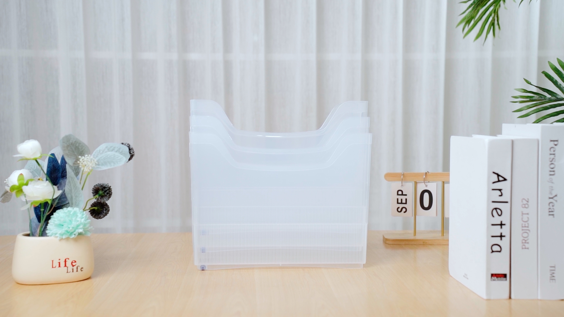Amazon.com - Beeveer 4 Pcs Plastic Freezer Organizer Bins with