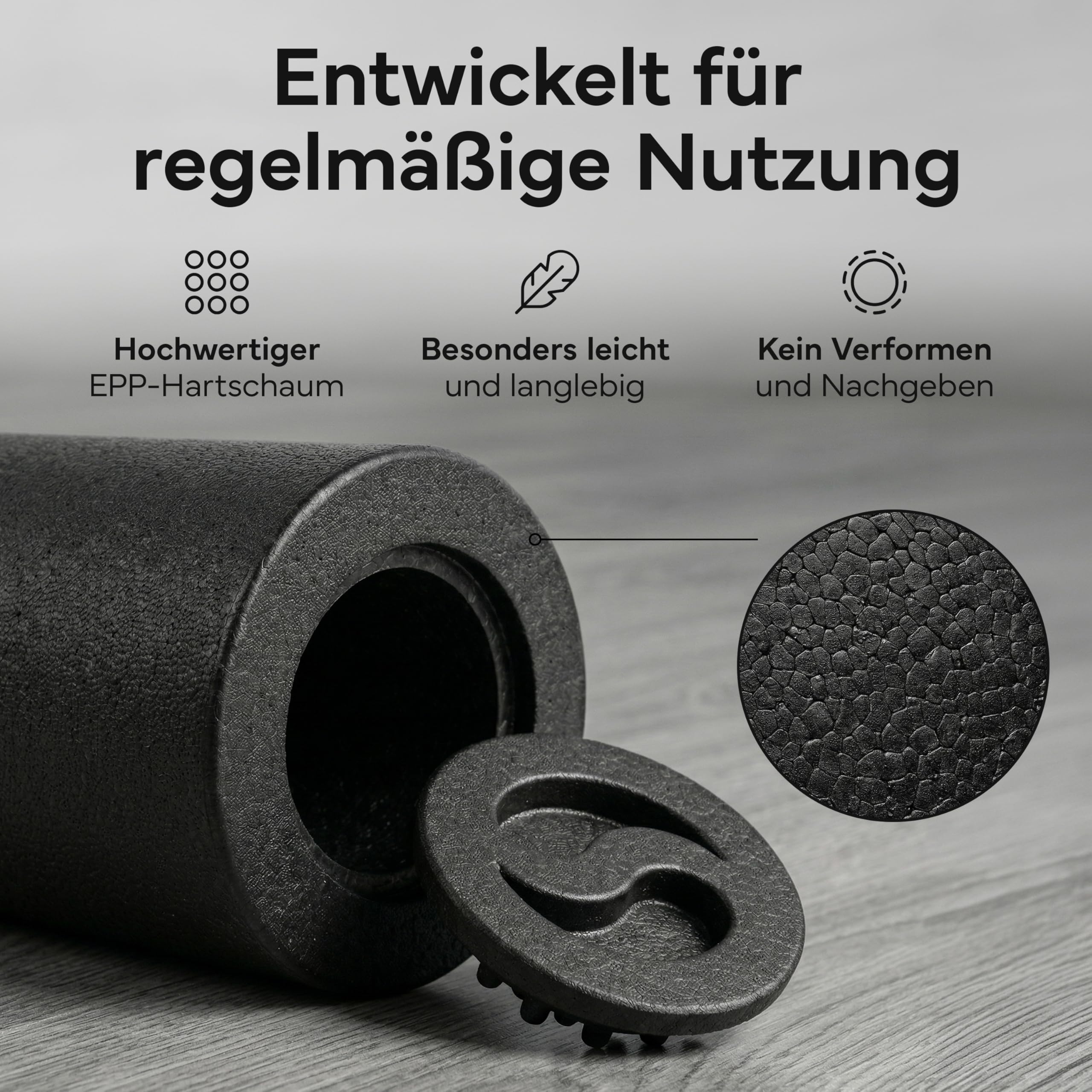 NEOLYMP Faszienrolle Set 5-in-1 Massage-Set EPP-Hartschaum Triggerpunktmassage Regeneration