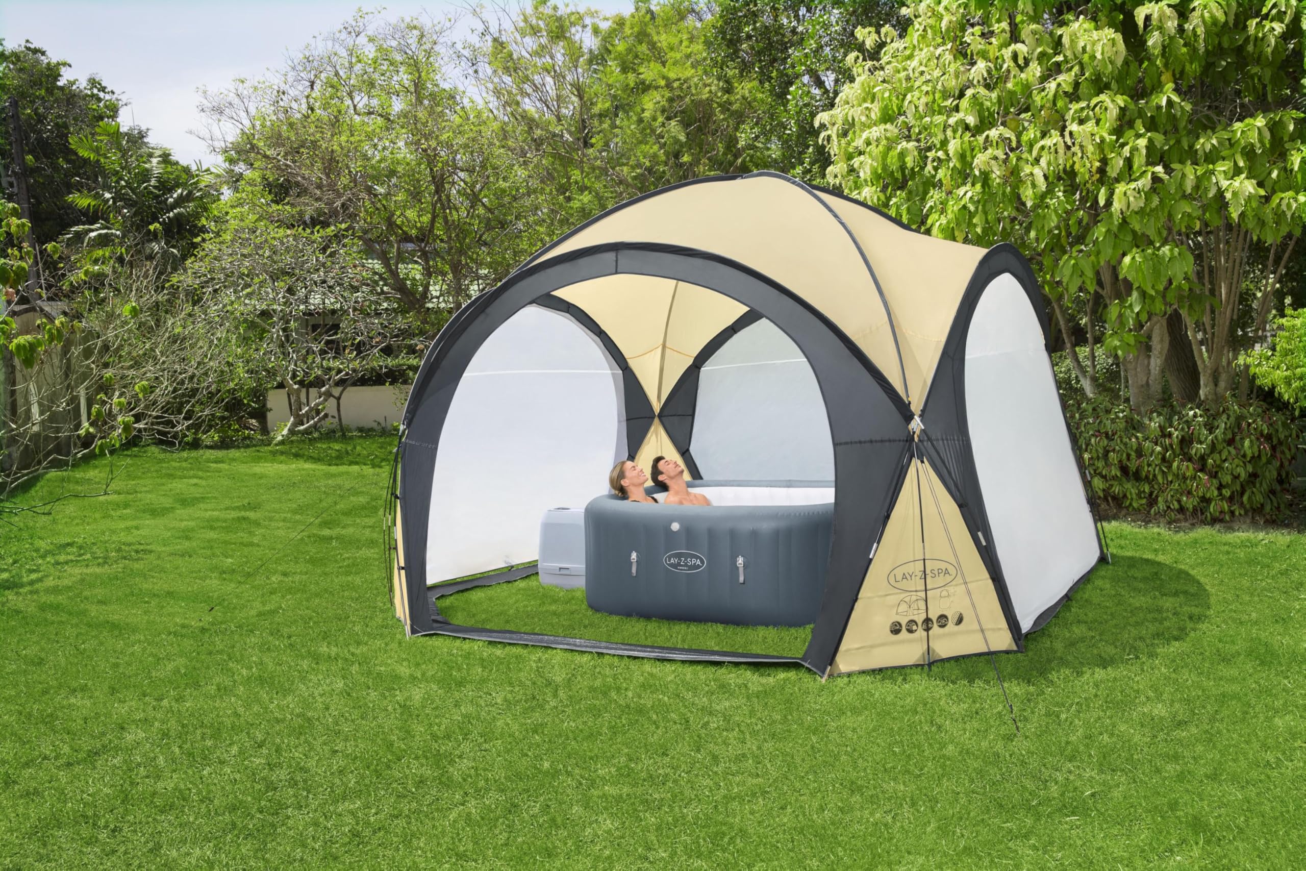 BESTWAY Schutzkuppel für Lay-Z-Spa - 390 x 390 x 255 cm