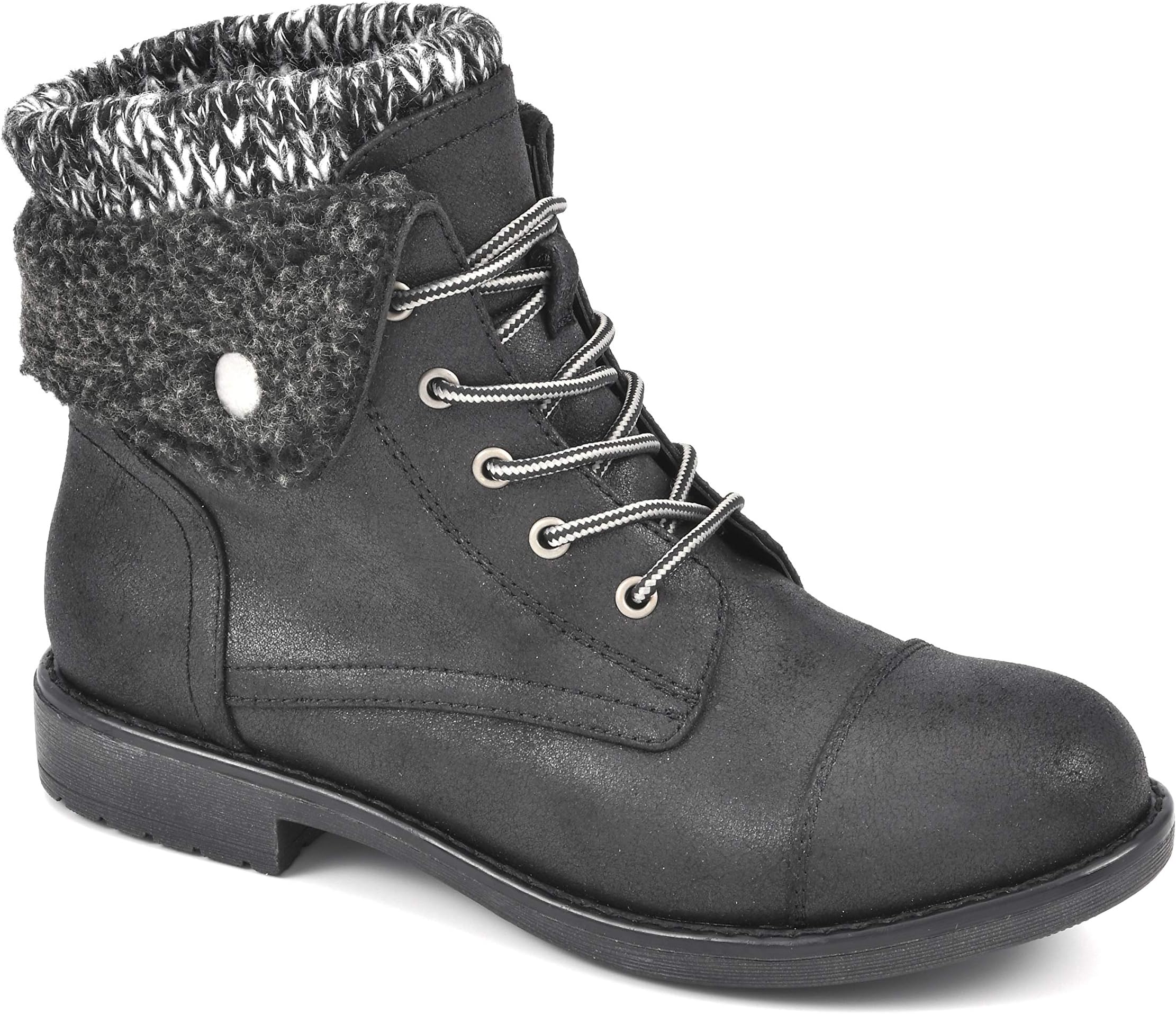 black casual boots