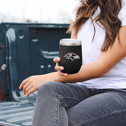 Miniatura 101 de FOCO NFL - Taza de viaje de 12 onzas con aislamiento con logotipo de equipo de la NFL para adultos