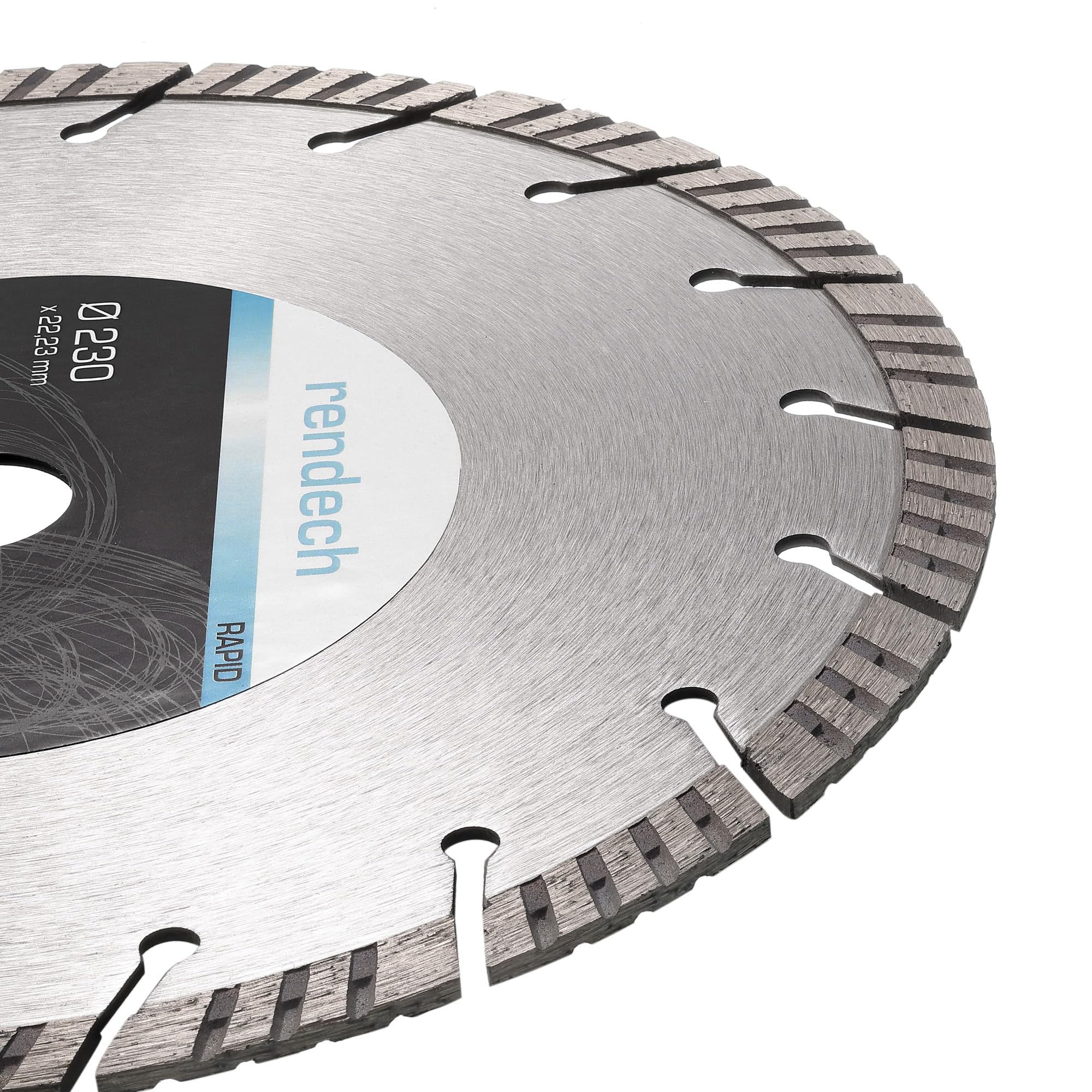 2x Rapid disque diamant 230 mm avec 10mm segments turbo