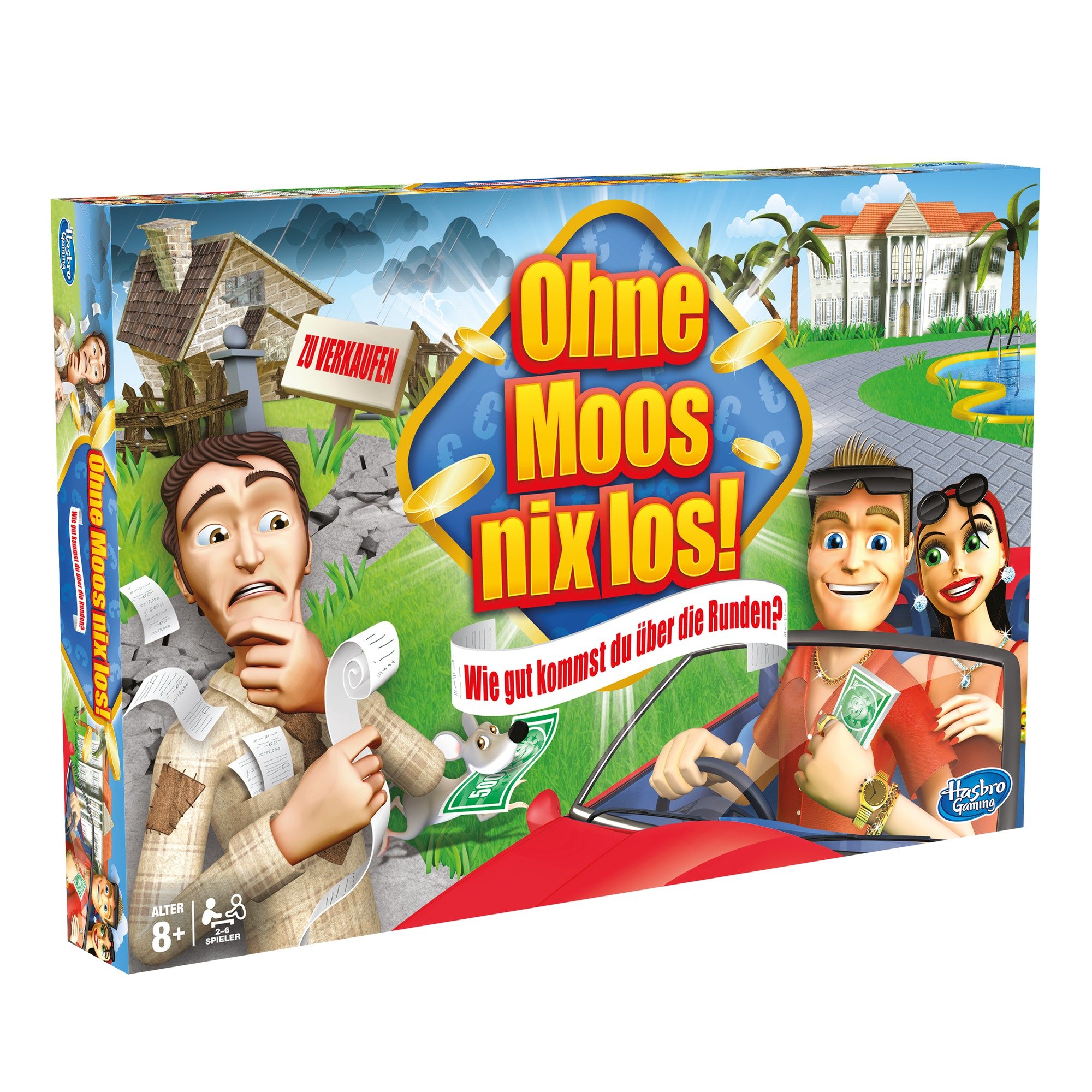 Hasbro Spiele 00032398 - Ohne Moos nix los!, Familienspiel