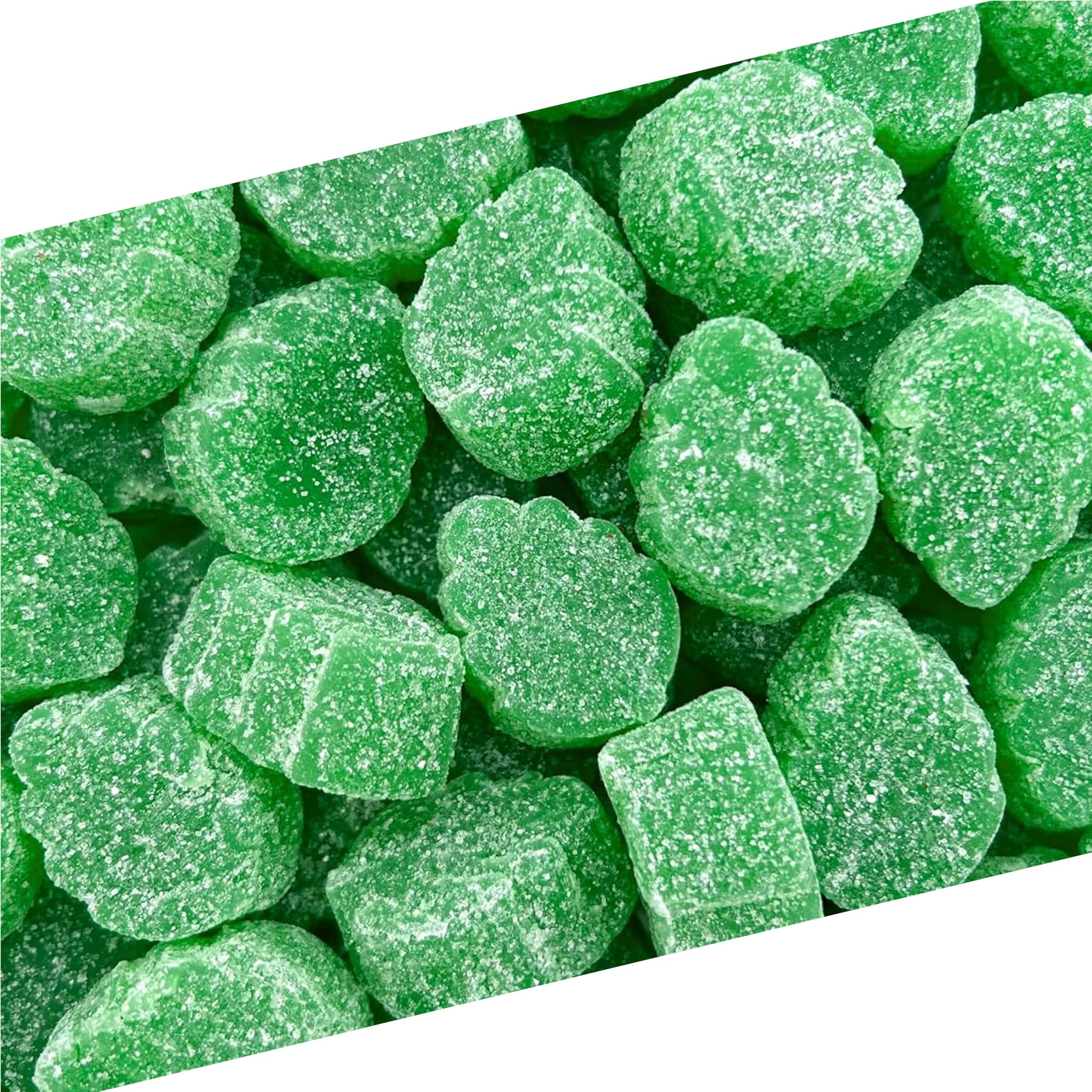 Spearmint Leaves | 2 Pound Bag | Jelly Candy | Soft Refreshing Sweets