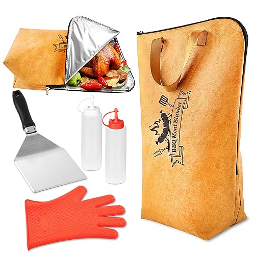 ROMANTICIST 5PCS BBQ Blanket Set for Resting Meat, Smoker Meat
