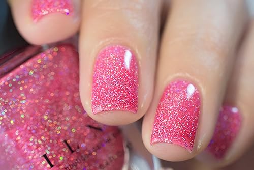 Miniatura 1718 de ILNP Madison Ave Esmalte de uñas holográfico metálico rosa antiguo