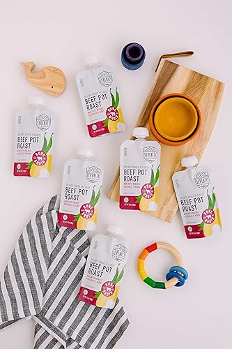 Miniatura 7 de Serenity Kids Baby Got Beef Bundle | 6 bolsas de carne de res, jengibre y carne de res alimentadas con pasto (18 unidades)