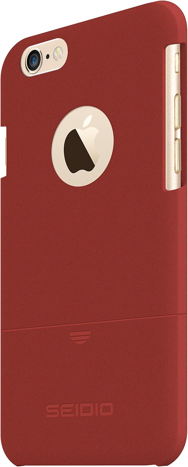 Seidio SURFACE Reveal Case for iPhone 6 ONLY [Slim Protection] - Retail Packaging - Garnet Red
