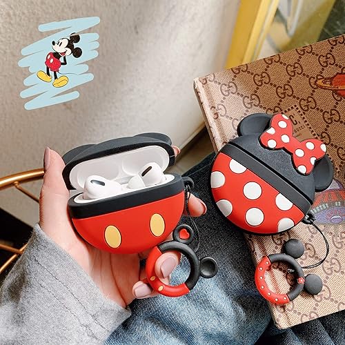 Miniatura 4 de COCOMII Funda de dibujos animados compatible con AirPods Pro, de silicona, divertida, delgada, mate, linda animación divertida, alivio del estrés,