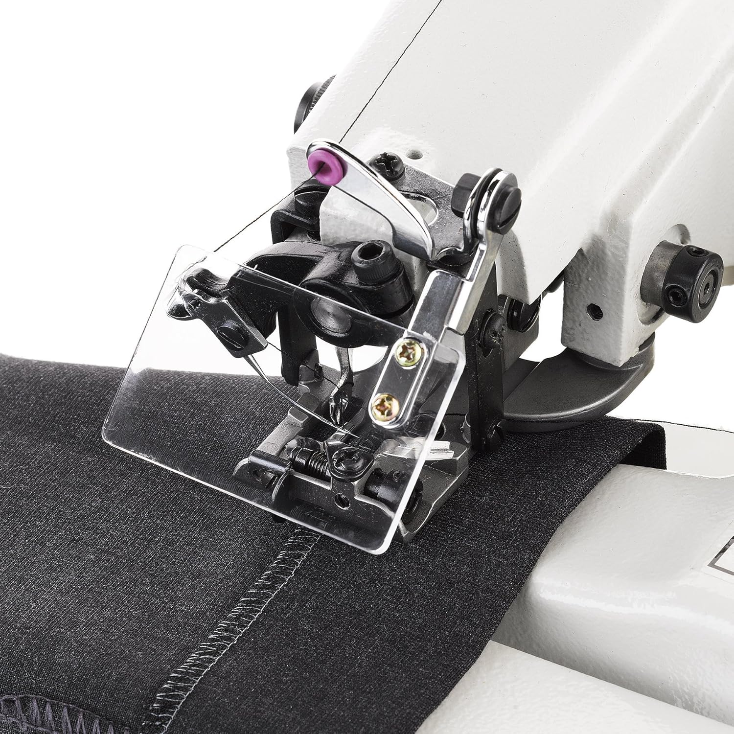 Reliable 600SB Blindstitch Sewing Machine - Portable Sewing Machine With Invisible Hem UP To 3 in. Needle Eye Guard, Skip Stitch Lever, Adjustable Stitch Penetration, 1,725-RPM, Knee Activated