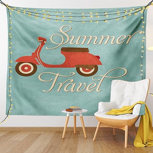 Miniatura 9 de ambesonne 1960s decoraciones graves Colección el amor la paz y música clef Notas Musicales Viejo Cartel lema Live Feeling celebración recámara Salón