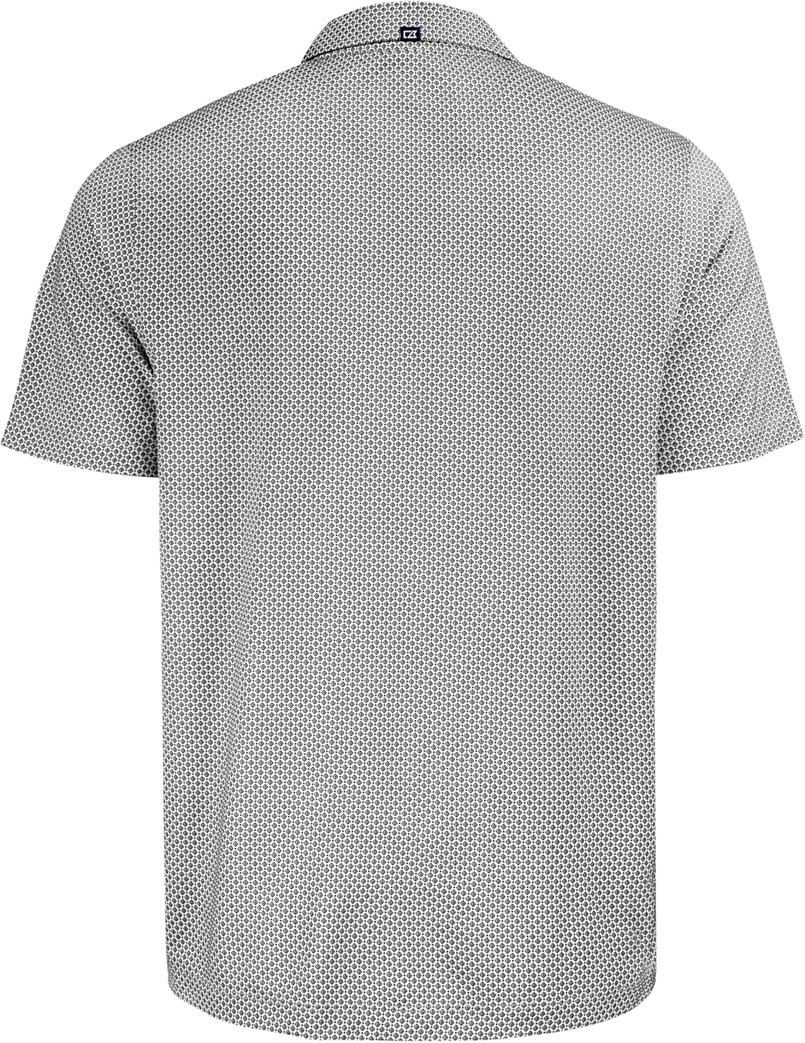 Cutter & Buck Pike Eco Diamond Dot Print Recycled Mens Polo - Image 2