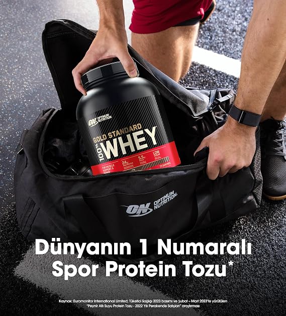 ON Optimum Nutrition 100% Whey Gold Standard Double Chocolate Flavored, 2.26kg, 73 Services