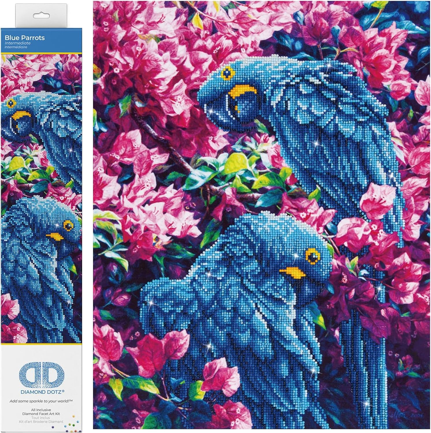 DIAMOND DOTZ Hey There! Diamond Painting Kits for Adults - Diamond Art Kits a Relaxing Creative Craft Kit with Dotz Gems 20.5x16.5