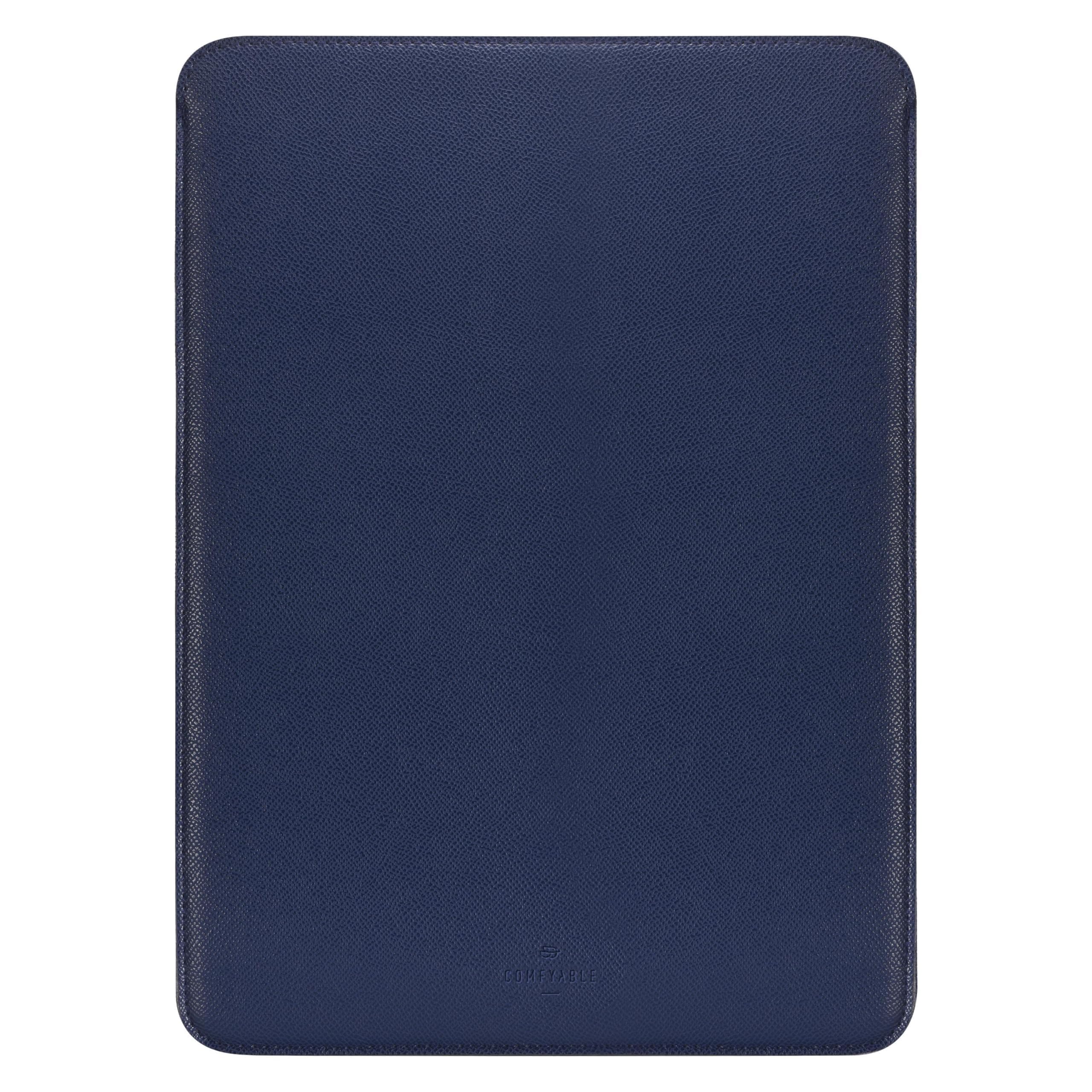Comfyable Laptop Sleeve 15 Inch Precisely Compatible with MacBook Air 15" M5 M4 M3 M2 2026, Faux Leather Cover Case, Midnight Blue