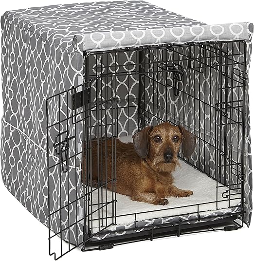 MidWest Homes for Pets Dog Crate Cover with Teflon Fabric Protector