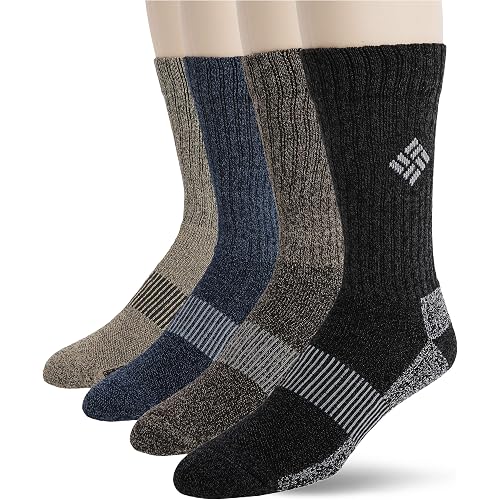 Columbia Men's Moisture Control Crew Socks Multipack