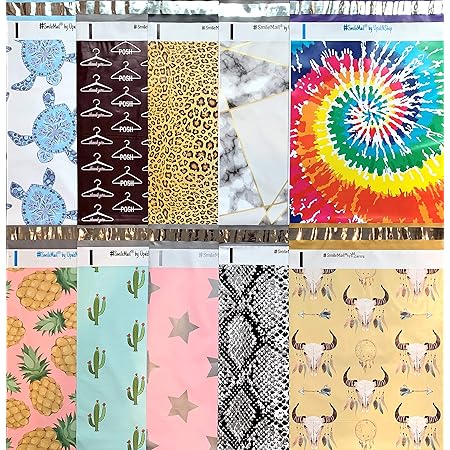 leopard print poly mailers