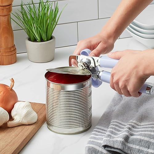 Miniatura 19 de KitchenAid Abrelatas y abrebotellas multifunción clásico, fácil de usar, rueda de corte de acero inoxidable afilada, asas ergonómicas suaves, crema