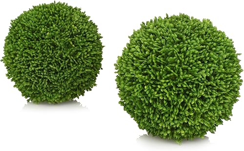 Bola de césped decorativa de 6 pulgadas, 2 unidades en caja disponible en Yaxa Colombia