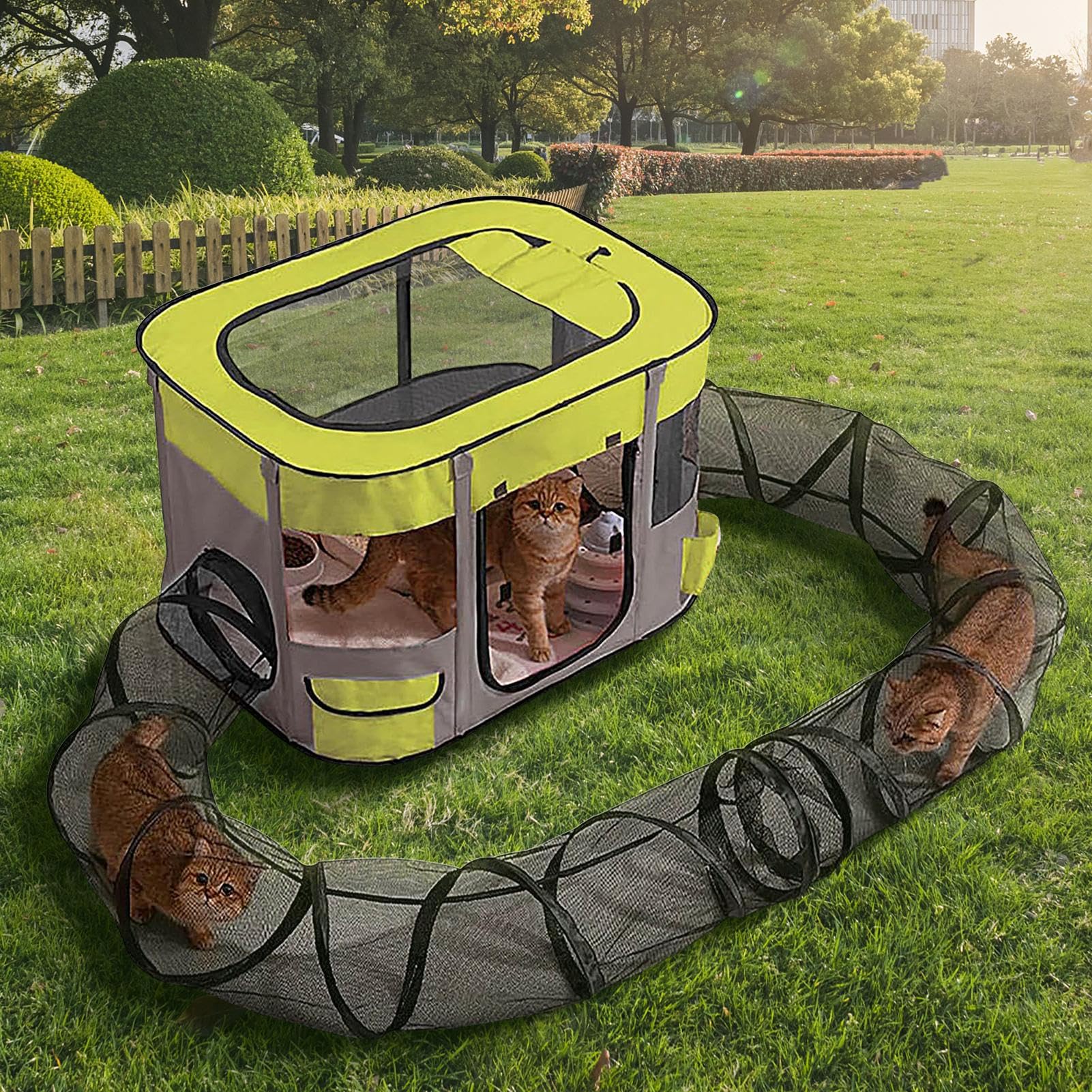 Outdoor Katzenzelt Geräumig, mit einfachem, als Spielzeug für gelangweilte