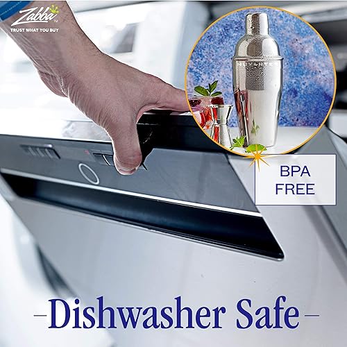 Miniatura 6 de Juego de coctelera Innovee Home de 24 onzas con colador integrado medidor y e-book de recetas