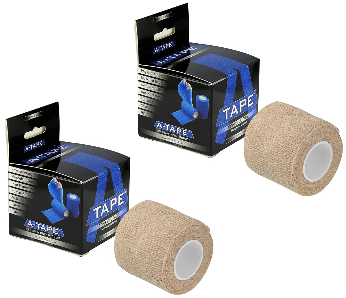 Cohesive Self Adhesive Bandage | Self-Adhesive Compression Wrap – Sports, Gym &