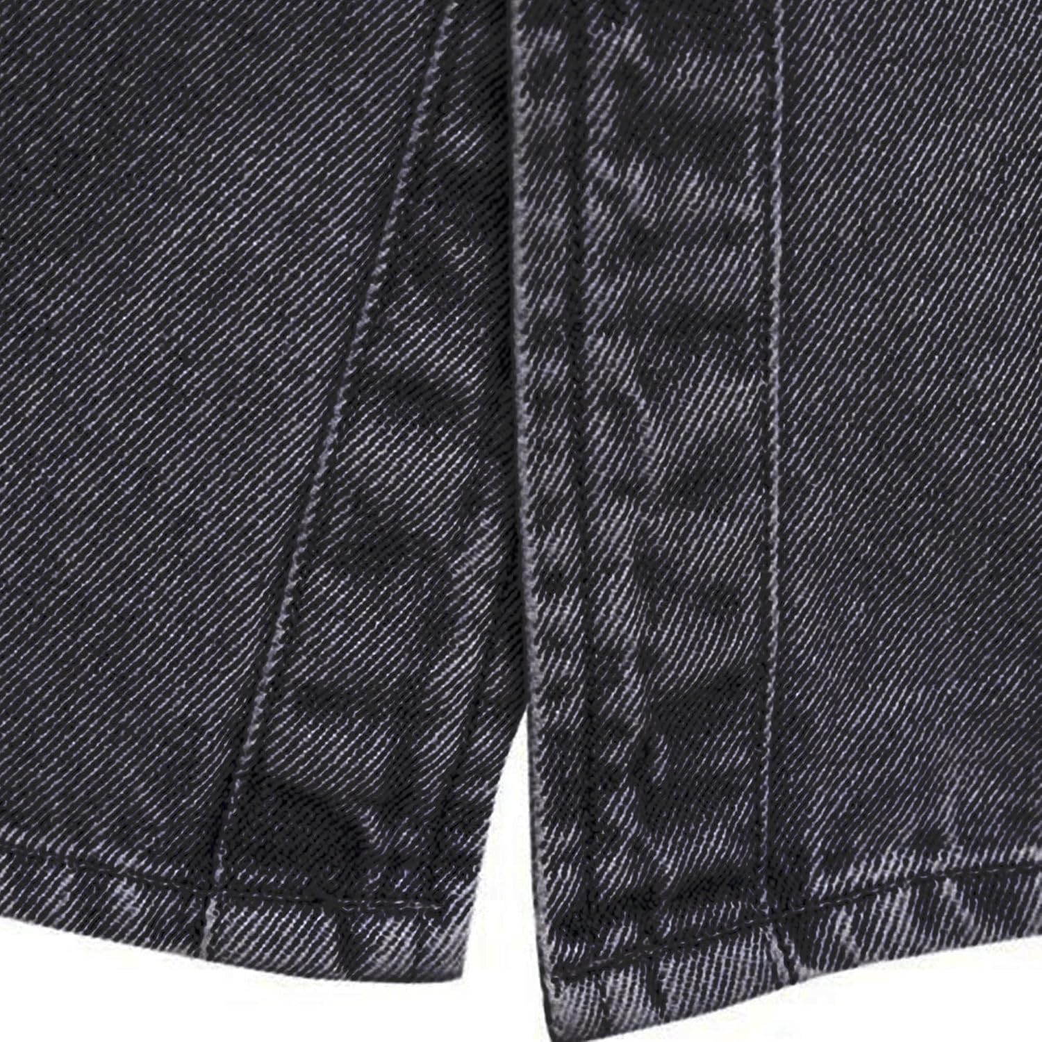 Maiyifu-GJ Men's Long Sleeve Cotton Denim Shirts Casual Lightweight Button-Down Shirt Fall Denim Jacket Trucker Jean Coats