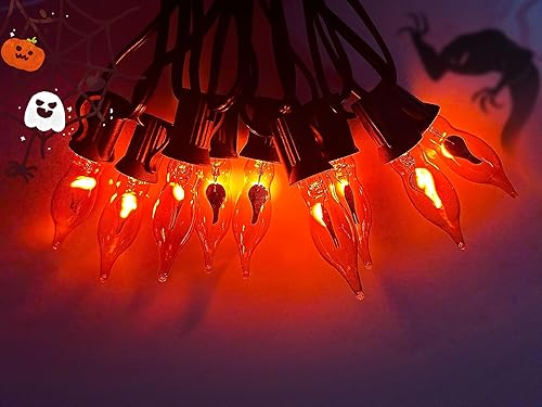 Miniatura 15 de Paquete de 25 bombillas C7 transparentes de repuesto, bombillas C7 de Navidad para exteriores, bombillas nocturnas de 5 W, bombillas incandescentes