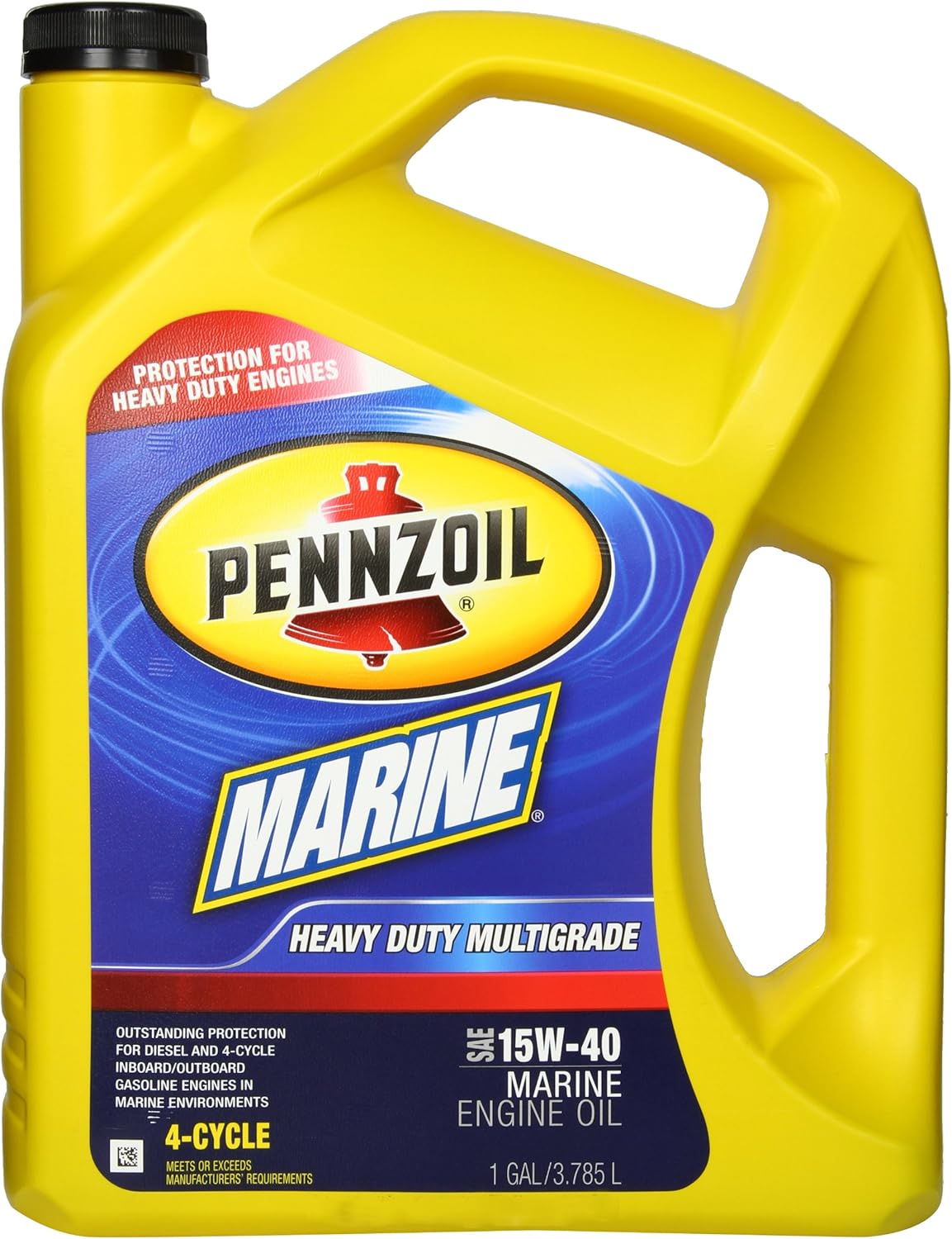 Pennzoil 550022734 15W40 4Cycle Heavy Duty Marine Engine Oil 1