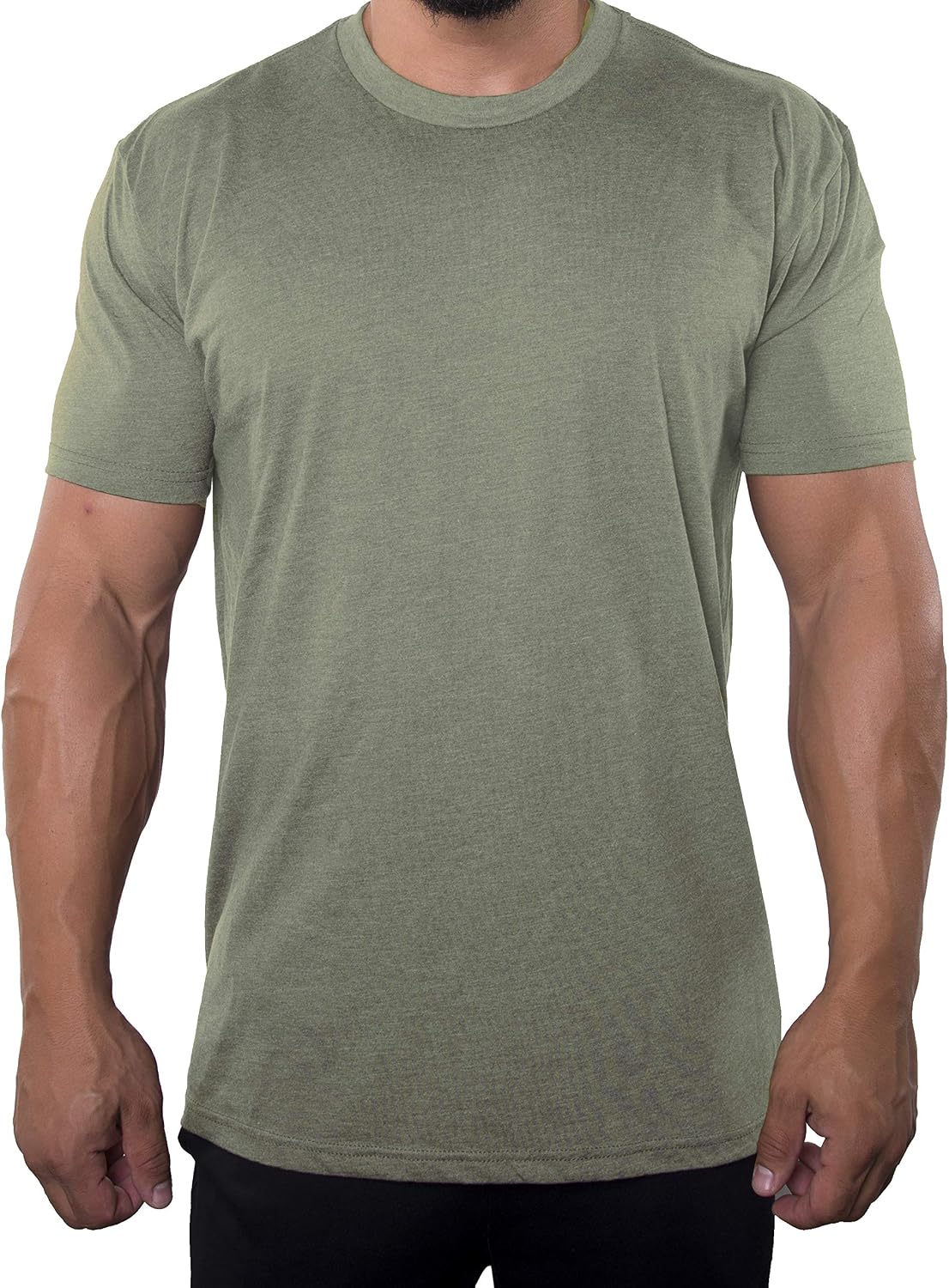 Mato & Hash Men's T-Shirts, Cotton/Poly Shirts for Men, Crew Neck Tees