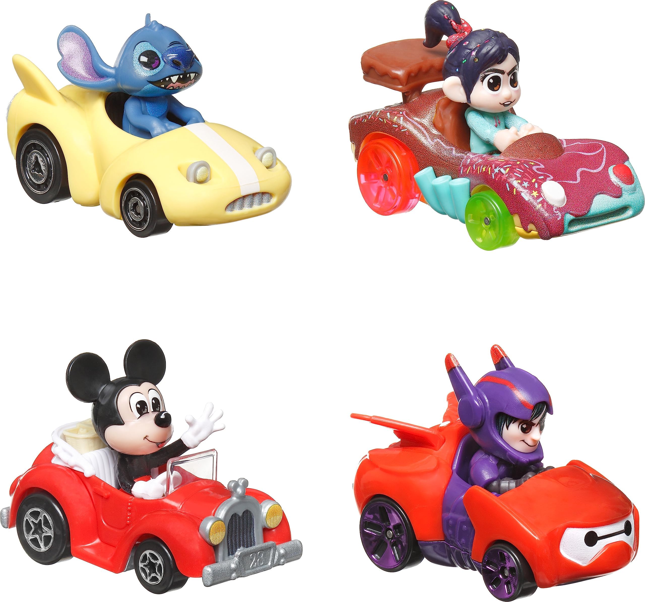 RacerVerse Disney Vehicle 4-Pack