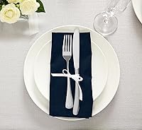 Vista 19 de Utopia Kitchen - Servilletas de tela negras [paquete de 12, 50 x 50 cm], mezcla de algodón absorbente, lavables y reutilizables para cena