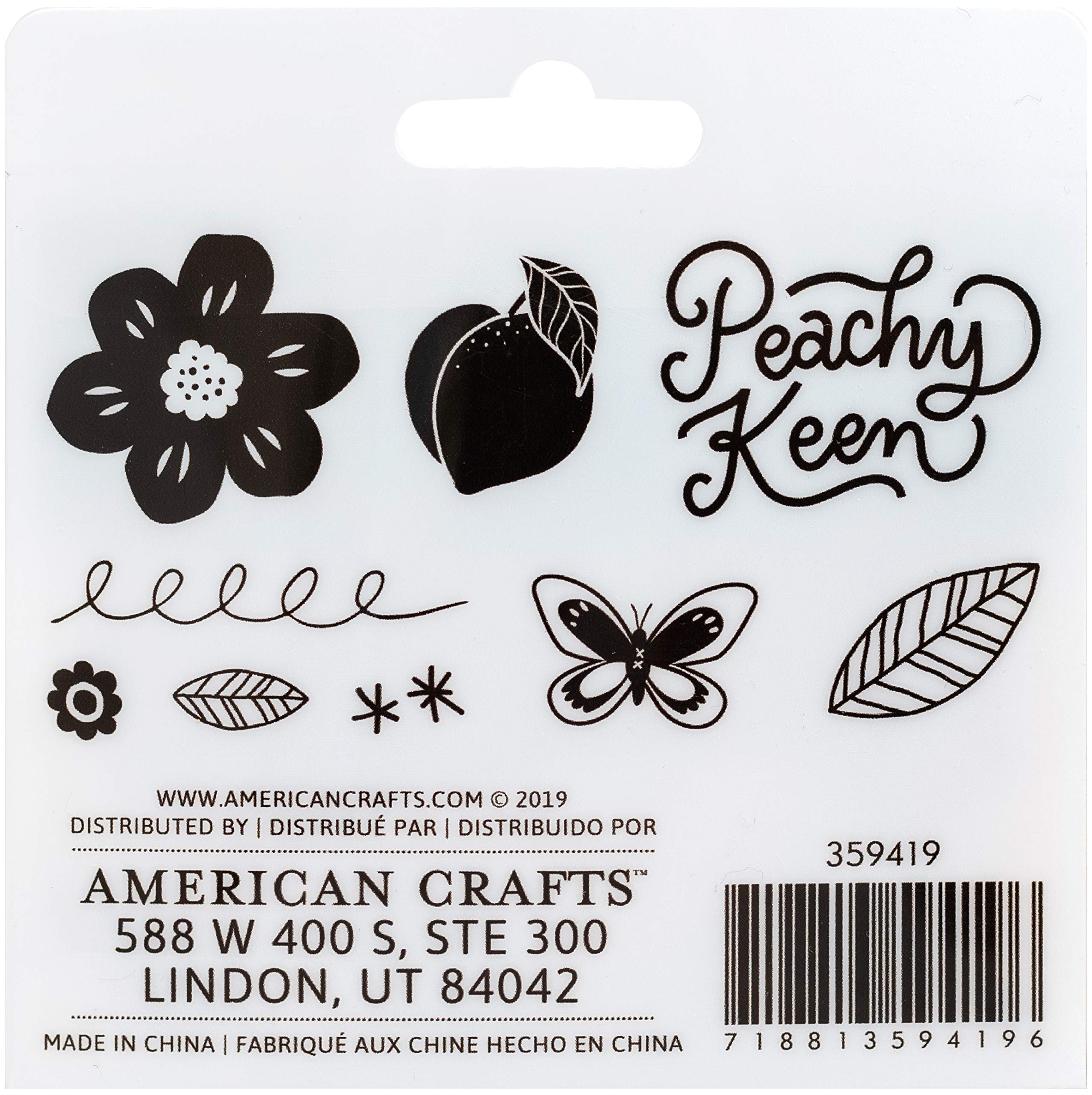 American Crafts Wooden Stamps & Ink Pads-Dear Lizzy It's All Good
