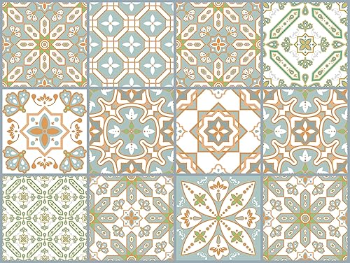 Miniatura 3 de Adhesivos para azulejos en muro, fáciles de aplicar, fáciles de quitar, impermeables, se pueden pegar en cualquier superficie lisa, diseño único, el