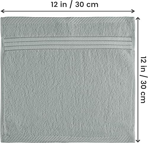 Miniatura 10 de Utopia Towels - Juego de toallas de rostro 100 % algodón hilado en anillo de 600 GSM, secado rápido, muy absorbentes, suaves al tacto, perfectas