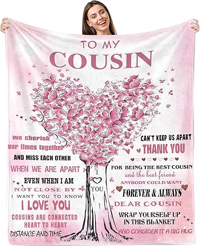 Manta de regalo para cuñada de 60 x 50 pulgadas, regalos de cumpleaños para cuñada, regalos únicos para cuñada, ideas para el día de la madre,