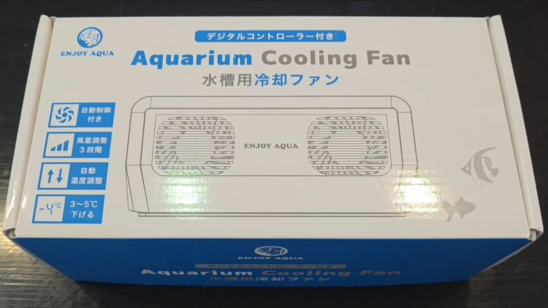 Amazon | ENJOY AQUA 水槽用 冷却ファン 温度管理 自動ON/OFF デジタル