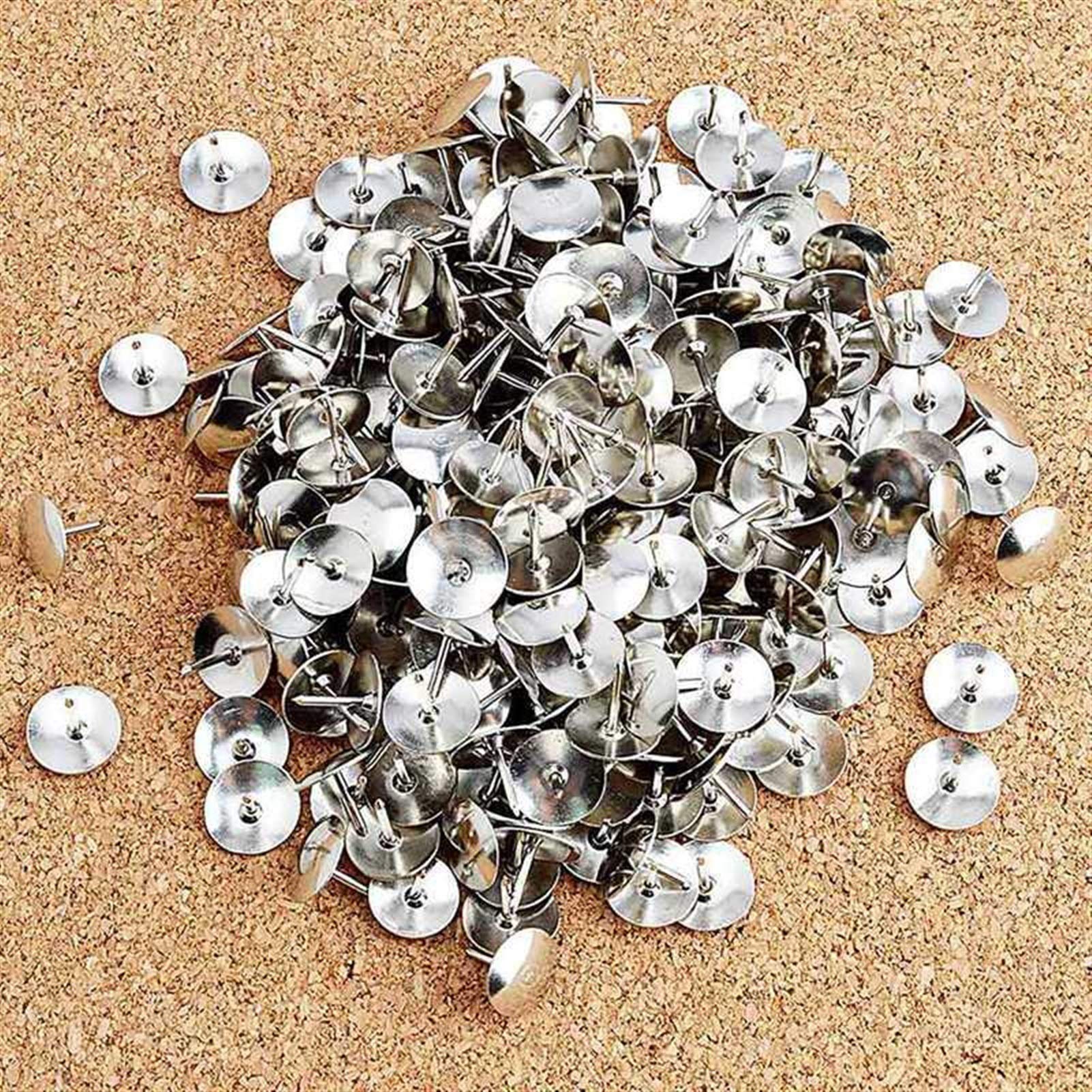 Clavos de cobre. 400 Uds. Joyero de muebles plateados, caja de vino, pasadores de tachuela, herrajes for puertas adecuados for la escuela y la Oficina