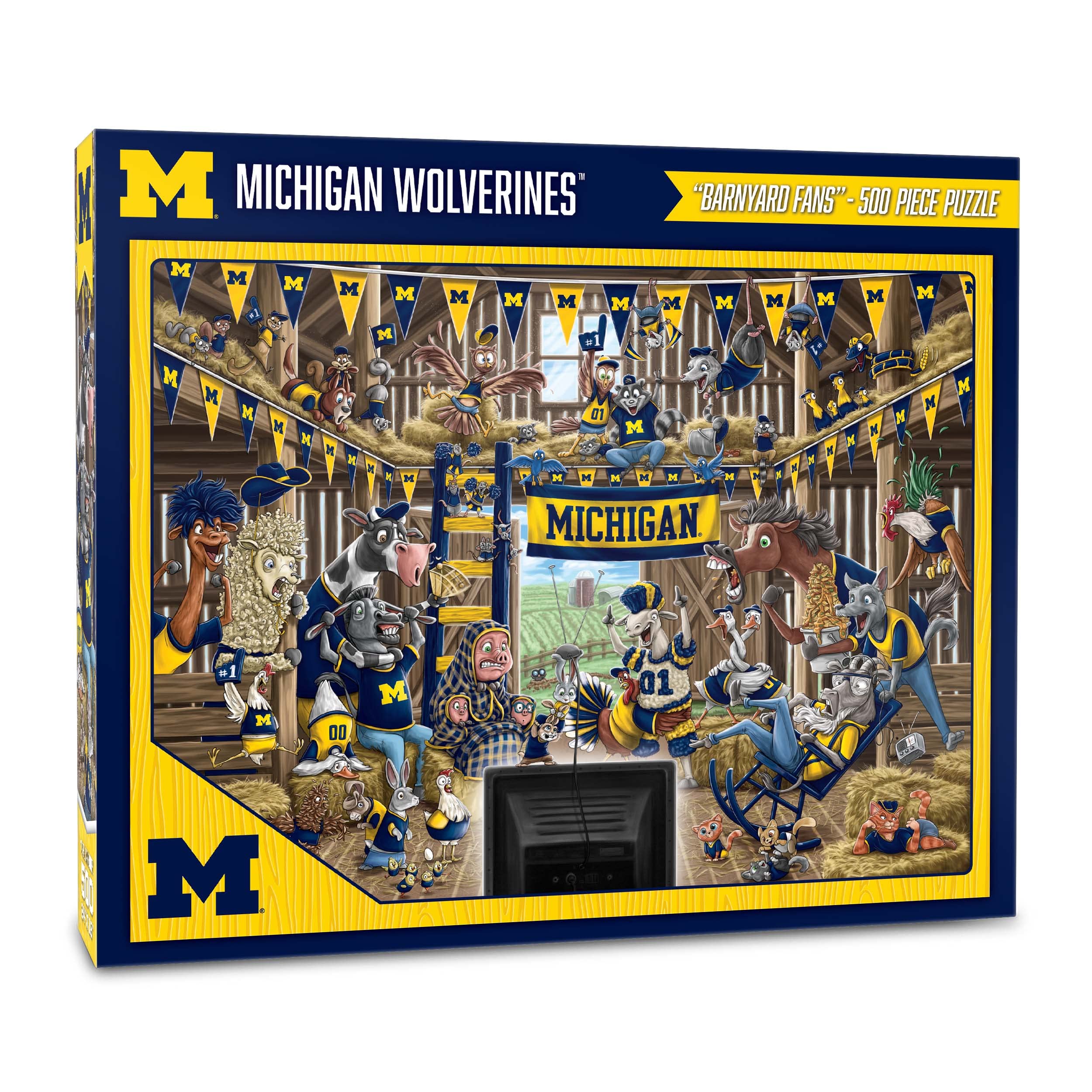 YouTheFan NCAA Barnyard Fans 500pc Puzzle
