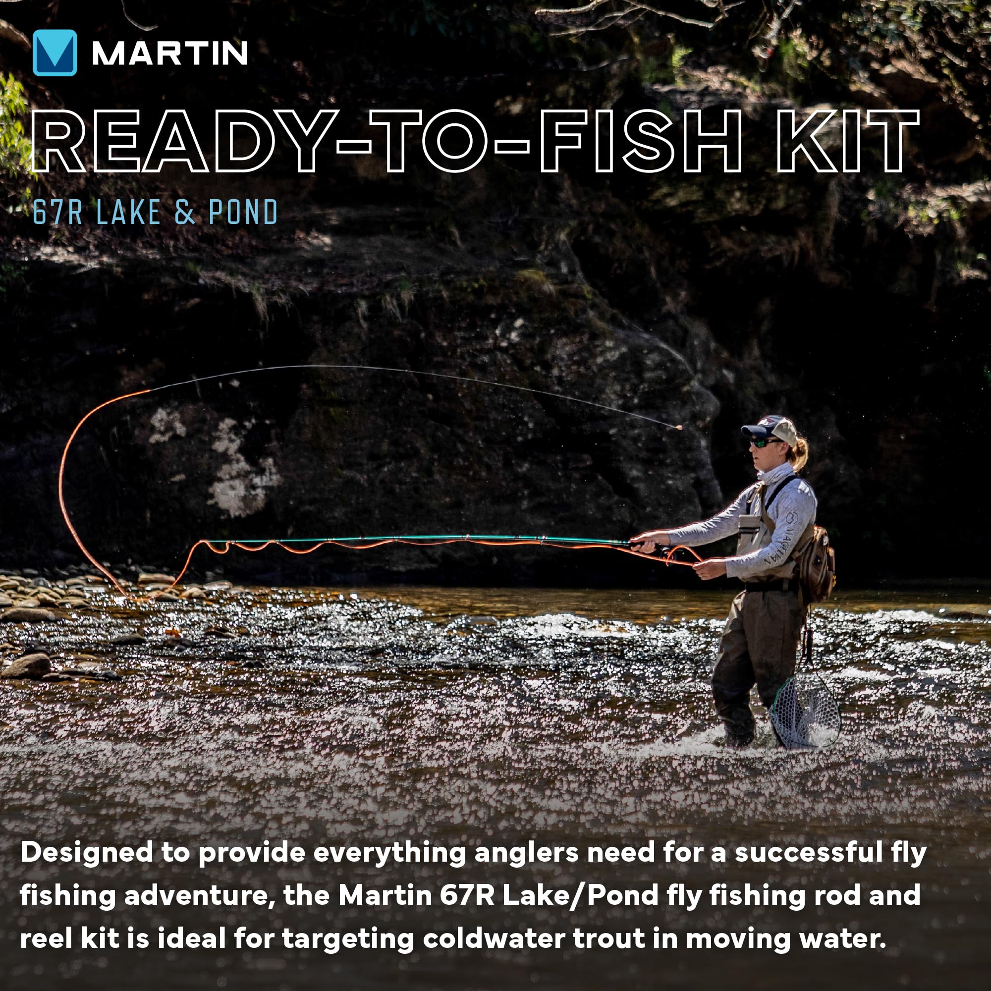 B&M LMT15 15 ft. Little Mighty Fishing Pole - 10 Piece