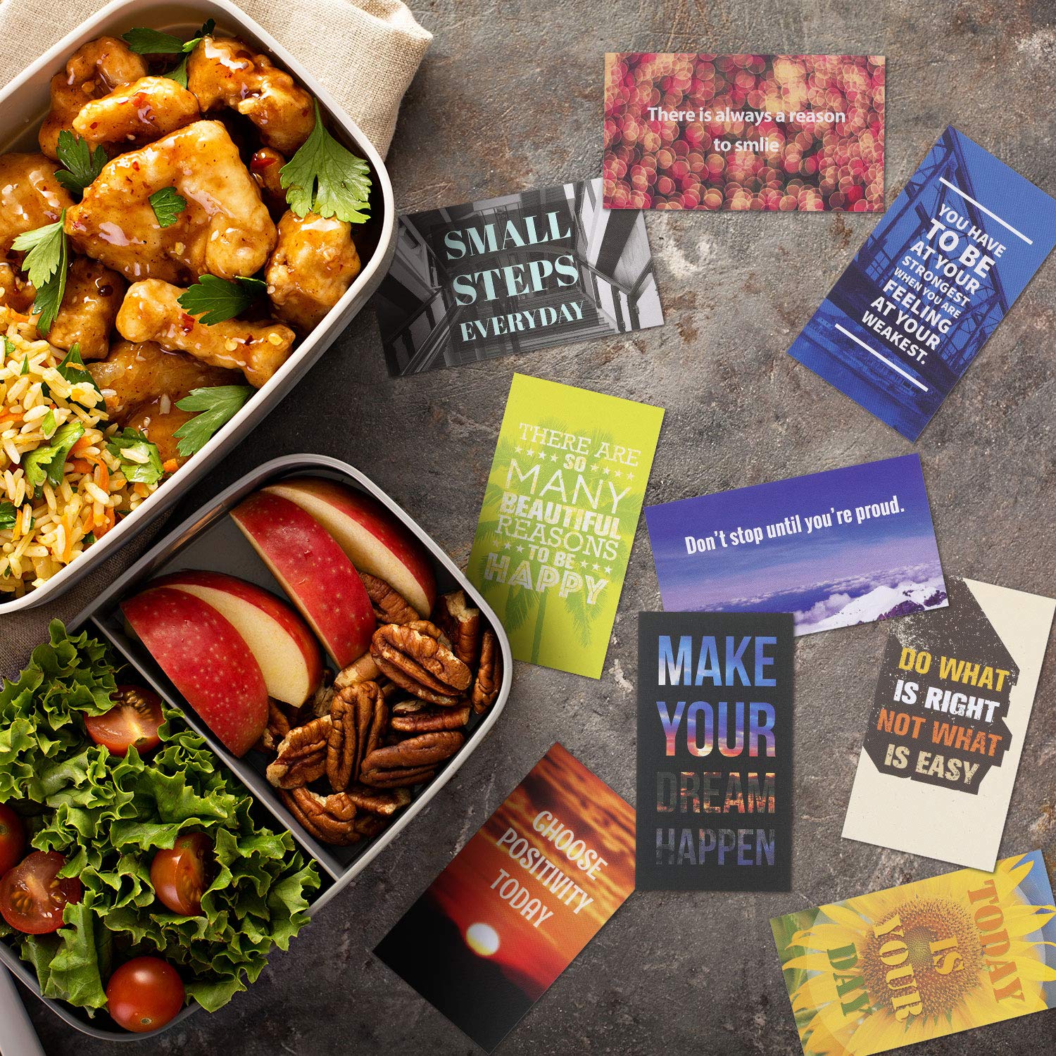 Outus 120 Pieces Motivational Cards Encouragement Inspirational Quote Cards Positive Affirmations Assorted Gratitude Cards 30 Styles Business Mini Kindness Note Cards for Student Kids Teachers - Image 7