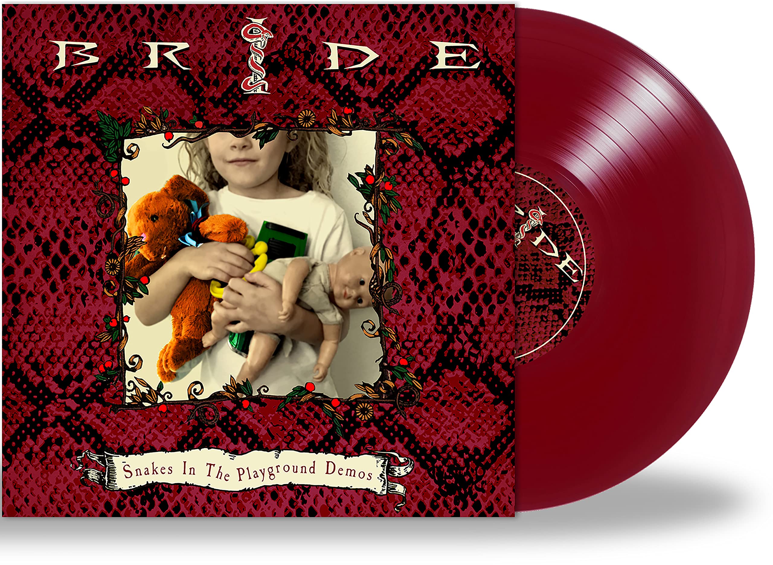 BRIDE - Snakes In The Playground Demos - BURGUNDY VINYL LP + INSERT