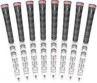 MCC ALIGN Golf Club Grip - All-Weather Hybrid Grip Set with Raised Ridge Technology - Brushed Cotton Cord & Pebbled Texture - Standard & Midsize - For Men & Women