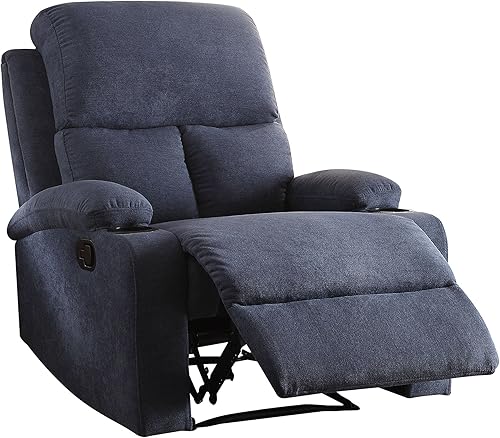 ACME Furniture Rosia Recliner, talla única, azul